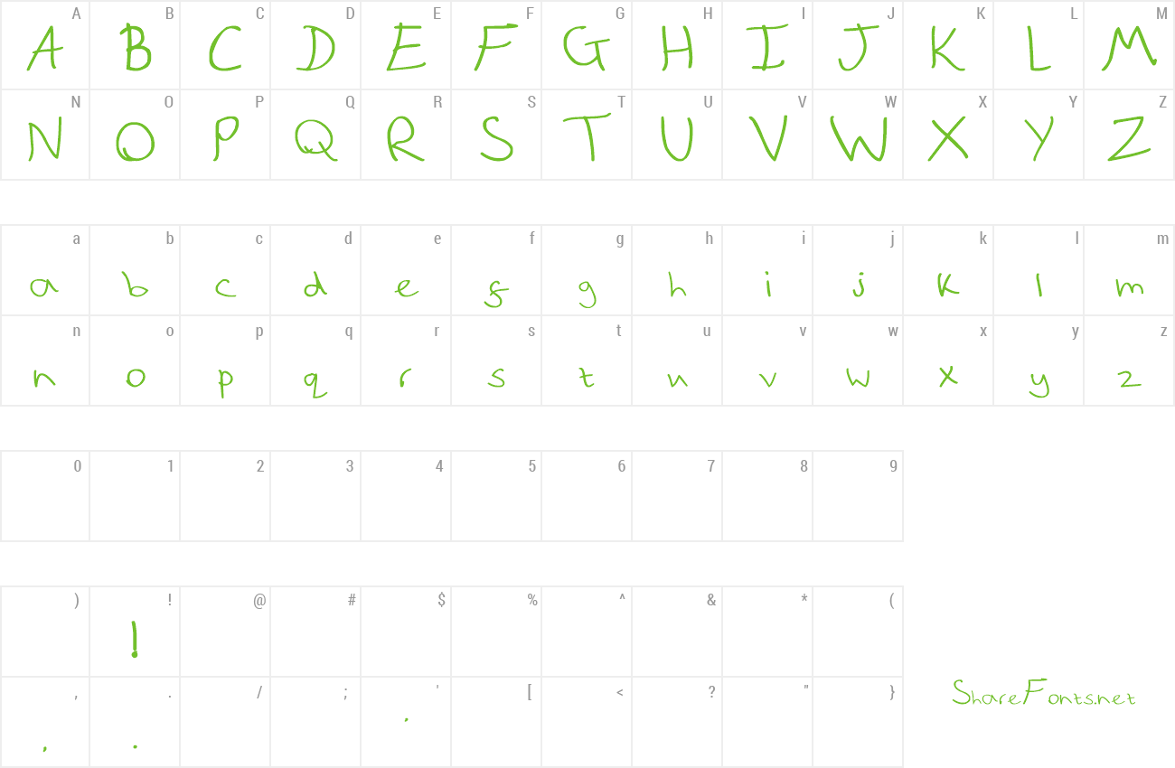 Font Quick Note preview